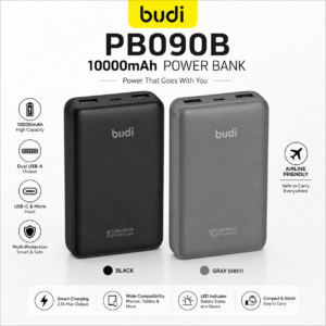 Budi PB090B 10000mAh Power Bank
