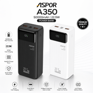 Aspor A350 50000mAh 22.5W Power Bank