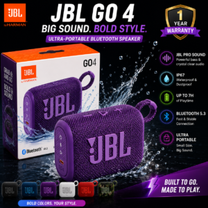 JBL GO 4 Portable Bluetooth Speaker | Ultra-Portable Waterproof Speaker