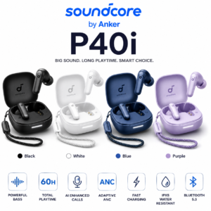 Soundcore P40i Hybrid ANC Wireless Earbuds