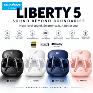 Soundcore Liberty 5 True Wireless Noise Cancelling Earbuds