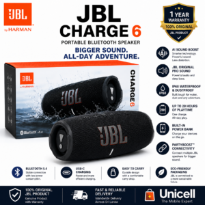 JBL Charge 6 Portable Bluetooth Speaker | Original Pro Sound